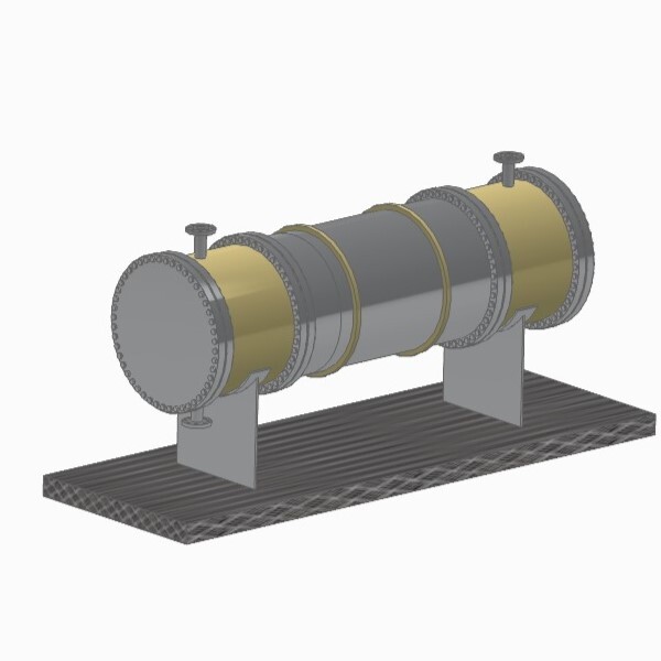 Horizontal process chamber CAD model